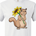 thumbnail image 4 of Inktastic Cute Chipmunk with Sunflower T-Shirt, 4 of 5