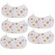 thumbnail image 1 of 5Pcs Burp Cloths Baby Bibs Muslin Burping Bid for Babies with Cotton Large Towels Extra Absorbent Soft-shape1, 1 of 4