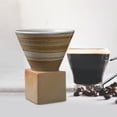 thumbnail image 4 of Taza de café de cerámica, taza para beber, taza de de 150ml, taza para servir, taza de té, taza de cerámica para el hogar, cafetería, Blanco y Marrón Baoblaze Taza de café, 4 of 8