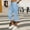 Light Blue, variant on Women's Plus Size Linen Capris with Pockets and Elastic Waist Summer Solid Color Straight Leg Five-Inch Length Pants
