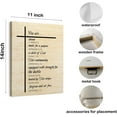 thumbnail image 6 of Bible Verses Christian Wall Decor Framed Canvas Wall Art,Scripture Religious Wall Decor Art Home Decorations For Home Living-Room Bedroom,Inspirational Religious Christian Wall Decor 11x14, 6 of 6