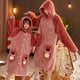 thumbnail image 2 of Disney Strawberry Bear Lena Bell Niños Pijamas Camisón Invierno Coral Franela Engrosada Chica Albornoces Padre-hijo HomewearL altura 160-165cm zhangmengya CONDUJO, 2 of 2