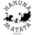 thumbnail image 2 of Boy's Lion King Hakuna Matata Means No Worries Graphic Tee White X Large, 2 of 4