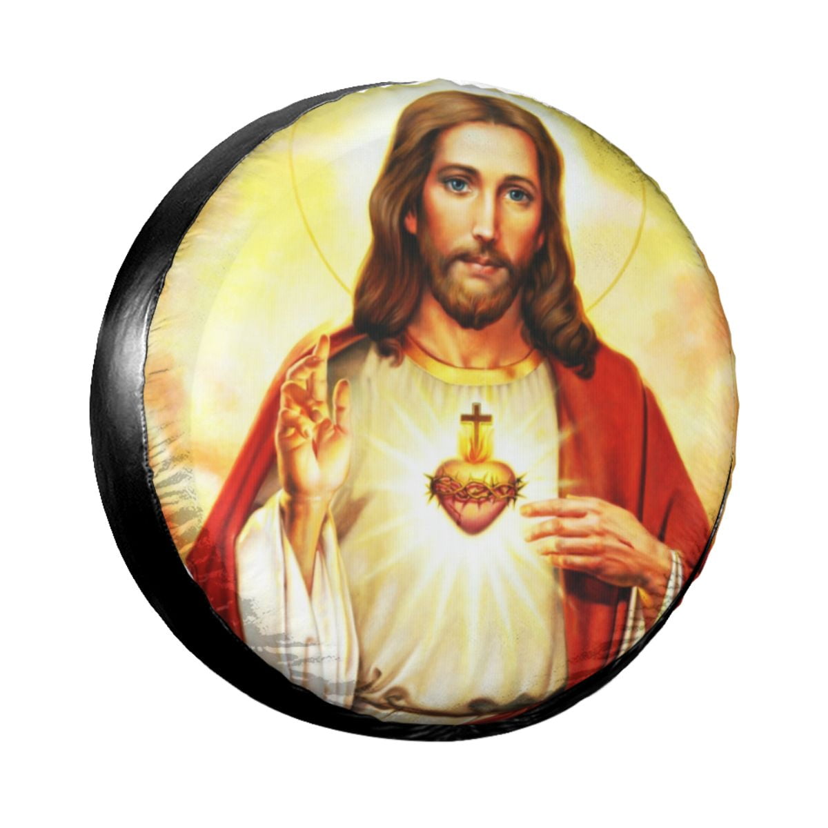 Jesus Biblical References Spare Wheel Tire Cover Case for Suzuki