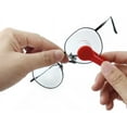 thumbnail image 4 of RONYOUNG 45PCS Mini Sun Glasses Eyeglass Microfiber Spectacles Cleaner Brush Cleaning Tool, 5 Colors, 4 of 5