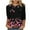 J, variant on Luxalzxs Womens Valentines Shirts 3/4 Sleeve Heart Print Tops Round Neck Blouse Tee Shirts