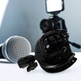 thumbnail image 2 of Microphone Professionnel Support de Micro Anti-vibration Pratique Noir, 2 of 6
