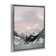 thumbnail image 3 of Stupell Industries Rustic Lodge Snowy Peaks Seascape Gray Floating Frame Canvas Art, 17 x 21, by Justine Milton, 3 of 8