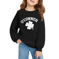 thumbnail image 2 of Mercatoo Girls Boys St. 𝐏atrick's Day Sweatshirt Kids Long Sleeve Pullover Shirt Toddler Crewneck Sweater Tops Fashion Outfit, 2 of 5