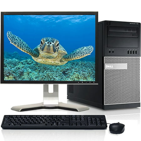 Dell Optiplex Desktop Computer Tower with Intel Quad Core i5 Processor 8GB 500GB HD DVD Wifi Bluetooth Windows 10 19