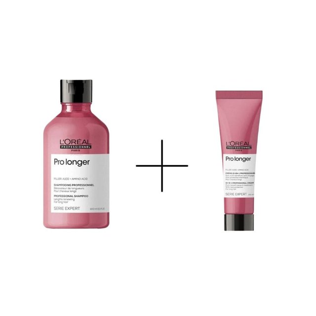 Loreal Professionnel Paris Serie Expert Pro Longer Hair Lengths Appearance Care Cream 150 ml + Loreal Professionnel Paris Serie Expert Pro Longer Shampoo 300 ml