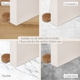 thumbnail image 4 of Topes de puerta de 6 piezas - Tope de puerta adhesivo de madera para pisos y parquet (roble natural) TUNC Sencillez, 4 of 5