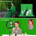 thumbnail image 3 of Telón de fondo de pantalla verde JINSUI 3x3m Chroma Key para streaming, 3 of 9