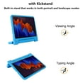 thumbnail image 2 of Cowithday Kids Case for Samsung Galaxy Tab S7 FE 5G 2021/Tab S8 Plus (S8+) 2022/Tab S7 Plus (S7+) 2020 Release 12.4" with S-Pen Holder/Rotating Kickstand/Handle Stand EVA Shockproof Rugged Cover,Blue, 2 of 7