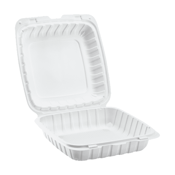 8 HINGED LID TO-GO CONTAINER (3 COMPARTMENT) 120PCS/CNT - LC-83 – Carryout  Supplies