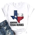 thumbnail image 3 of 250 Anniversary Usa Shirt Women Casual Fashion T Shirt Soft Everyday Basic Tee Comfortable Breathable Ladies Top For Versatile Wear, 3 of 3