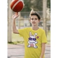 thumbnail image 2 of Cool Sunglasses Bunny T-Shirt Juniors -Image by Shutterstock,  x-Small, 2 of 4