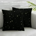 thumbnail image 3 of GOSMITH  Constellation Throw Pillow Covers Soft Galaxy Starry Sky Pillow Cases Cushion Covers for Living Room Bedroom Moon Stars Decorative Throw Pillowcases for Sofa Couch Chair, 3 of 5