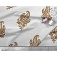 thumbnail image 2 of Soimoi Silk Fabric Floral & Paisley Block Decor Fabric Printed Yard 42 Inch Wide, 2 of 3