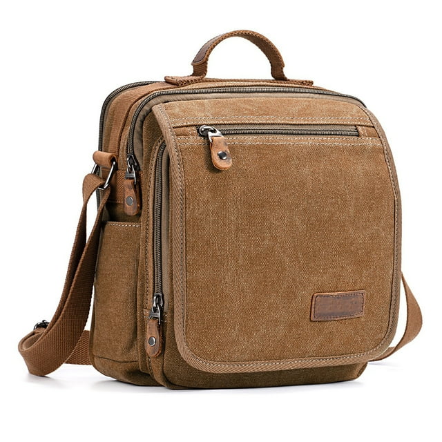 Satchel Briefcase Fashion Creative Canvas Business Briefcase Messenger Bag