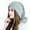 Gray, variant on dianhelloya Warm hat Knitted Hat Baggy Slouchy Back Pompom Stretchy Double-layers Keep Warm Thickened Autumn Winter Women Beanie Cap for Outdoor Beige