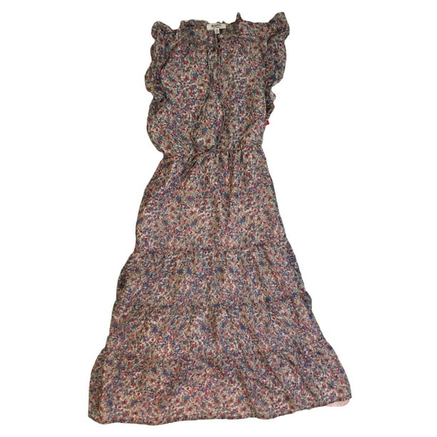 BB Dakota By Steve Madden Women's Sleeveless Printed Chiffon Midi Dress ...