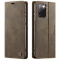 thumbnail image 2 of CaseMe Calf Leather Lining Microfibre Wallet Case for Samsung Galaxy S20 FE 5G 6.5-inch with RFID Blocking,Magnetic Closure,Card Slots,Cash Slot,Kickstand,Shockproof Flip Folio Protective Phone Case, 2 of 10