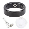 thumbnail image 2 of Smart Ring Health Tracker, Lightweight Black Step Counting Body Temperature Monitoring Wearable Smart Ring with Charging Case for Women for Birthday Gift Type 9,Type 10,Type, 2 of 7