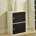 thumbnail image 1 of K and B Furniture Co Inc Black and White Contemporary Cabinet, 1 of 4