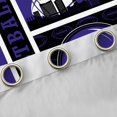 thumbnail image 4 of jejeloiu American Rugby Ball Black Out Curtains,Purple Football Helmet Curtains Pack of 2 (42x63 Each) For Bots Teens, 4 of 6