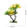 thumbnail image 3 of Artificial Bonsai Tree-Fake Plant in Pot Artificial Plants, Faux Bonsai Pine Bonsai Artificial Plants for Home Decor Indoor, Office/Windowsill/Yard,Desktop Display 50% Saving, 3 of 6