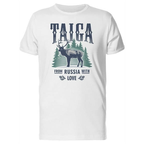 Taiga Red Deer From Russia Tee Men's -Image by Shutterstock