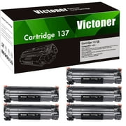 Victoner 5-Pack Compatible Toner for Canon 137 CRG137 imageCLASS MF212w MF216n MF227dw MF229dw MF232w Printer Black