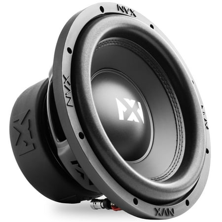 NVX VSW104v3 10" Car Subwoofer 1000W Peak Dual 4-Ohm Professional Grade VS-Series 13 lbs Subwoofer