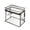 Black,L, variant on 3Pcs Large Clear Transparent Clothing Storage Boxes, Heavy Duty Dustproof Moisture Resistant Closet Organizer with Carry Handles,White,13x9x15in