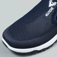 thumbnail image 5 of Men's Breathable On Casual Shoes Lightweight Comfortable Walking Shoes For Daily Wear With Soft Sole And Design 8.5 Blue, 5 of 8