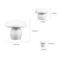 thumbnail image 2 of 12pcs Blank Foam Mushroom Models Unpainted Mushroom Kids DIY Painting Toy, 2 of 8