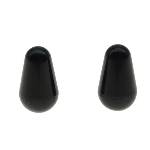 Dopro 2 uds guitarra interruptor de pastilla de 5 vías interruptor de punta perilla de interruptor para USA FD Strat/Tele/Stratocaster negro