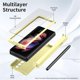 thumbnail image 4 of Macaron, funda para Samsung, modelos compatibles Galaxy Z Fold 3, 5g, bisagra protectora con ranura para bolígrafo Afortunado Sencillez, 4 of 5