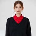 thumbnail image 3 of Zhengup Fake Collar Detachable Dickey Collar Blouse Half Shirts Collar Lapel Shirt Collar Faux Collar False Collar for Women, 3 of 5