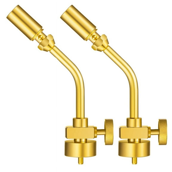 2Pcs Brass Flame Propane Torch Head Gas Welding Torch Head Nozzle Propane Torch Tip Fuel By Propane Cylinder Bottle