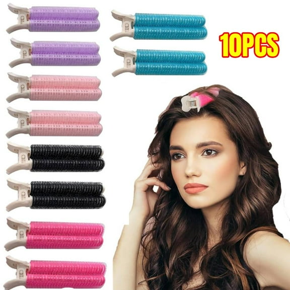 10 PCS Volumizing Hair Roller Clips for Women - Root Lift Clips for Instant Fluffy Volume (Multicolor )