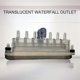 thumbnail image 4 of 10.6" Hot Tub Clear Body LED Waterfall Spa Water Curtain Water Feature, 4 of 4
