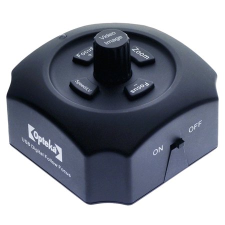 Opteka FF-1X Electronic USB Follow Focus Controller for Canon EOS 1D IV, 1D X, 5D II, 5D MK III, 7D, 60D, Rebel T1i, T2i, T3i & T4i DSLR Cameras