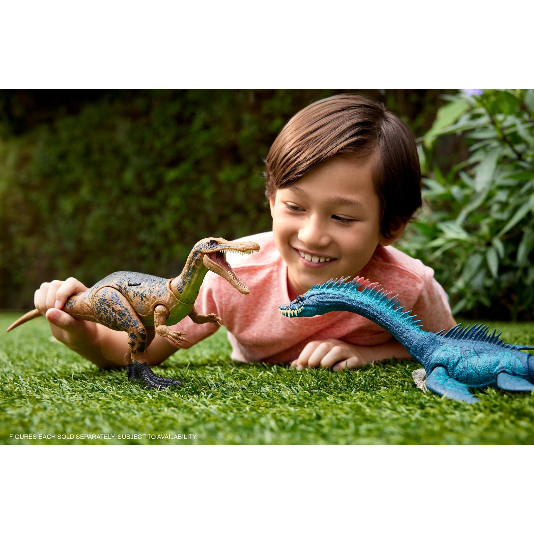 Jurassic World Gigantic Trackers Styxosaurus Dinosaur Action Figure, Large Species Attack, Chaos Theory
