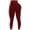 Red, variant on IROINNID Women's Pants Skinny Solid Color Scrunch Butt Lifting Workout Textured High Waist Cellulite Compression Yoga Pants Tights Legging