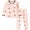 Plaid Bears, variant on WIBACKER 2-7 Years Toddler and Little Girls' Long Sleeve Pajamas Set Cotton Top and Pants 2 Piece Sleepwear Pjs - Ladybug