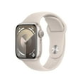 thumbnail image 1 of Reloj inteligente Apple Watch Series 9 GPS 41 mm restaurado con caja de aluminio Starlight y correa deportiva Starlight M/L (reacondicionado), 1 of 5