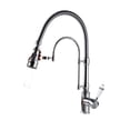 thumbnail image 1 of Kitchen Faucet Pull Down, Hot& Cold Mixer Crane Water Tap, Dual Hole Sink Faucet ,Versatile Features, 1 of 6