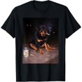 thumbnail image 1 of Funny Smoking Dog Rottweiler Meme Camiseta, 1 of 2